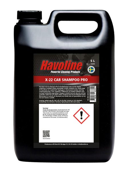 Havoline X-22 Car Shampoo Pro 5 L