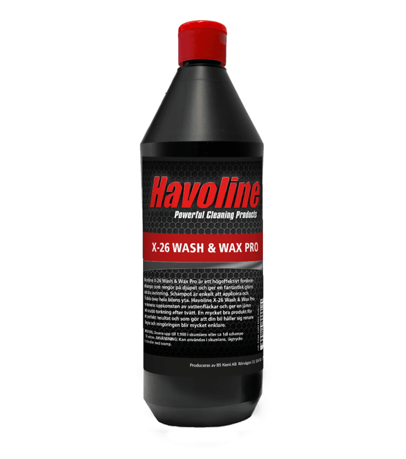 Huvudbild Havoline X-26 Wash & Wax Pro 1 L